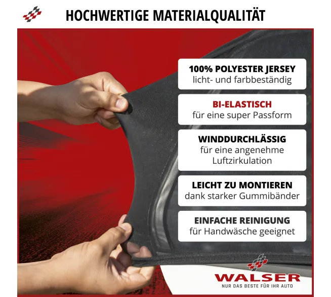 WALSER Window Sock Sonnenschutz für Seitenfenster im Auto