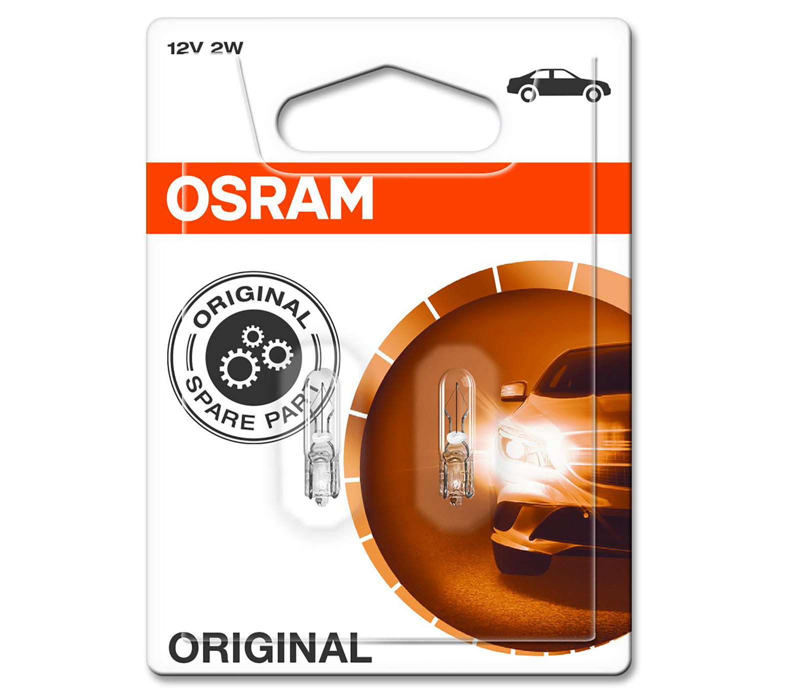 OSRAM Autolampe 12V 2W Zusatzlicht