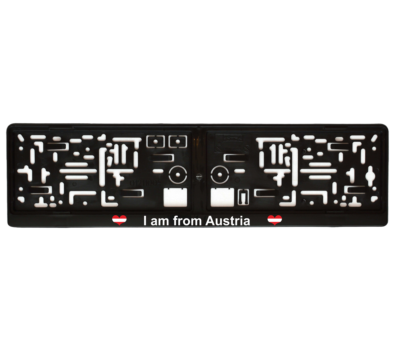 CPC EASY CLICK Kennzeichenhalterung I am from Austria