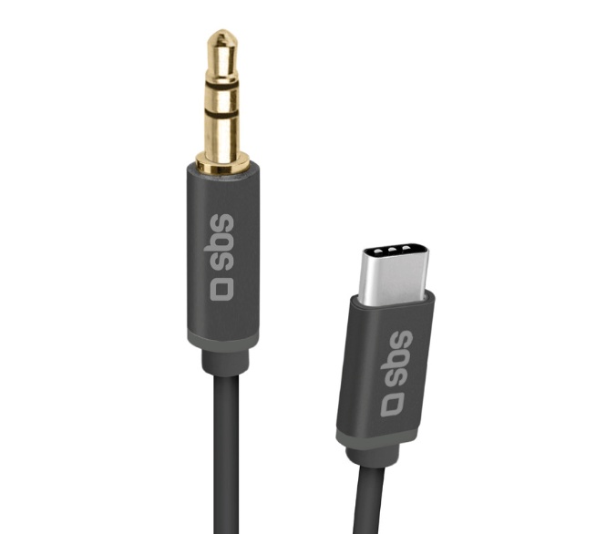 SBS Audiokabel / USB-C 3,5mm Klinke / 1m