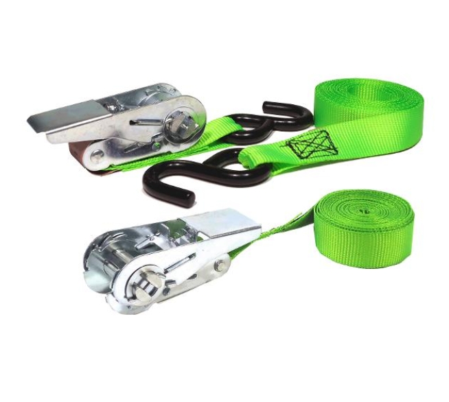 JUMBO Zurrgurtset 2x 4m mit Ratsche S-Haken 400kg