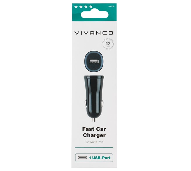 VIVANCO Kfz-Lader Fast Car Charger