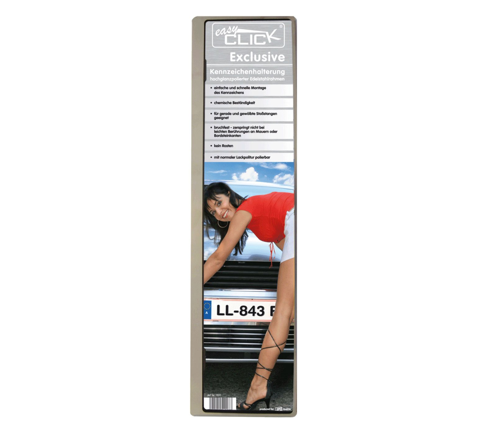 CPC EASY CLICK Kennzeichenhalter Exclusive