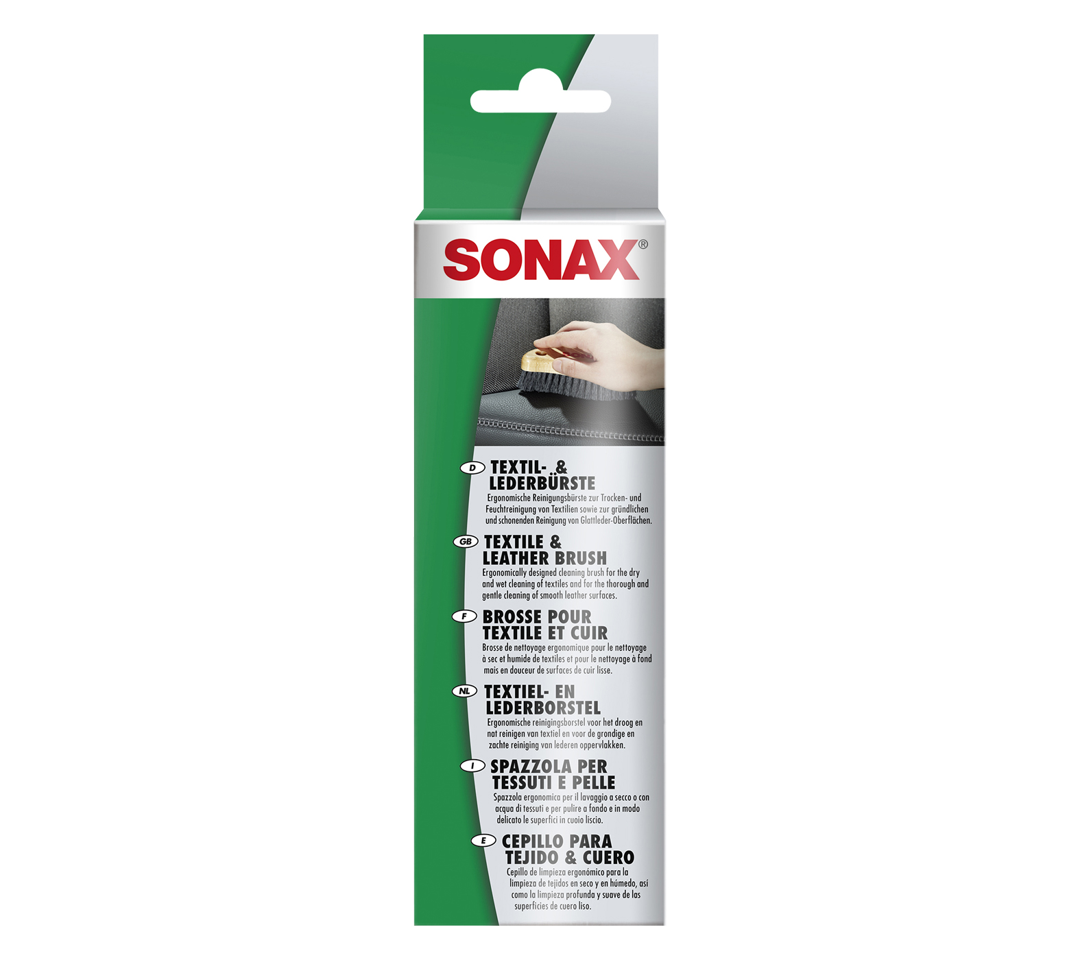 SONAX Textil- und Lederbürste