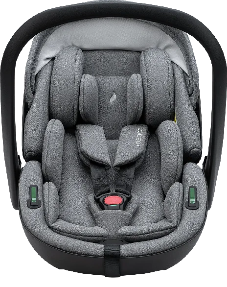 Produktfoto des Osann Cuddle Kindersitzes in Iron, Ansicht 1.