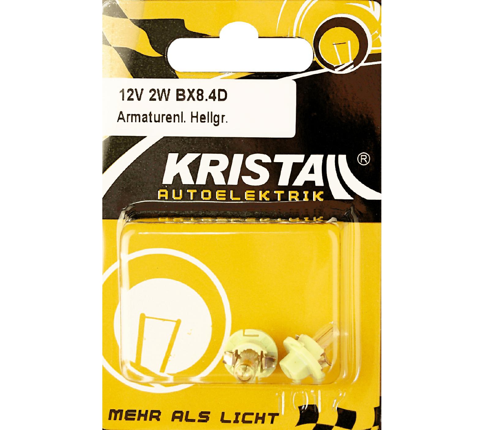 KRISTALL Armaturenlampe grün 12V 2W