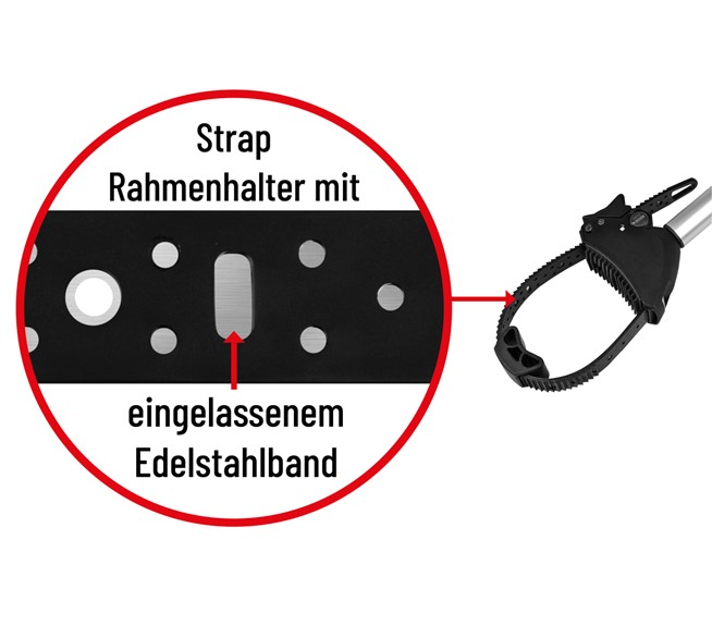 EUFAB Strap Rahmenhalter beidseitig