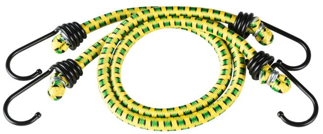WALSER Gepäckspanner mit Haken, Spanngummi-Set, 2 Spanngurte 45 cm gelb WALSER Gepäckspanner mit Haken, Spanngummi-Set, 2 Spanngurte 45 cm gelb