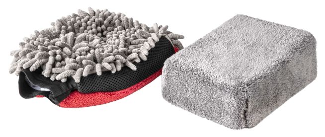 WALSER Waschhandschuh & Schwamm aus Mikrofaser