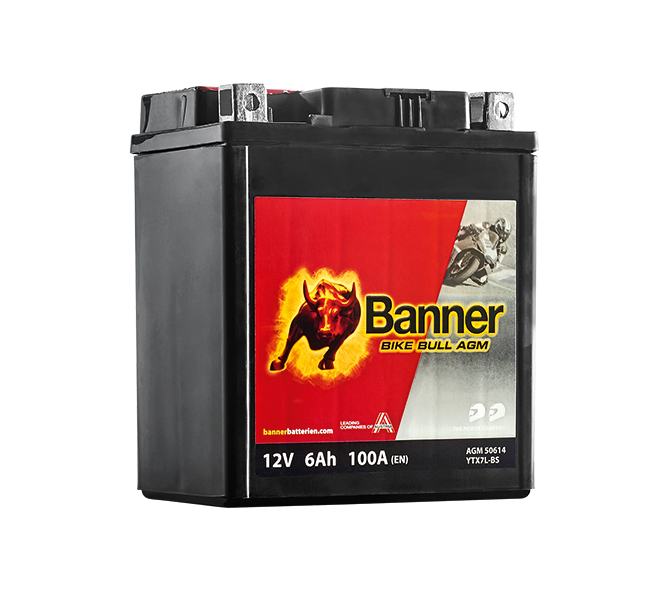 BANNER Bike Bull AGM 50614 YTX7L-BS