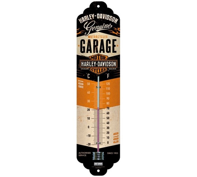 Thermometer Harley Garage