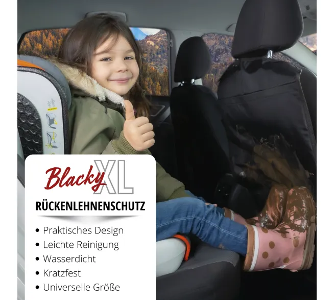 WALSER Rückenlehnenschutz XL als Schutz vor Schmutz und Abnutzung im Auto