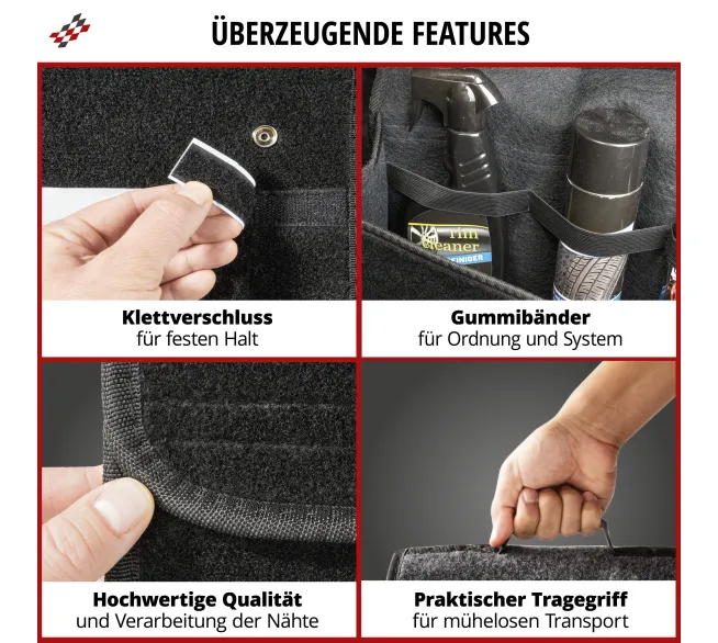 WALSER Toolbag XXL als große Werkzeugtasche für Auto, Garage und Werkstatt