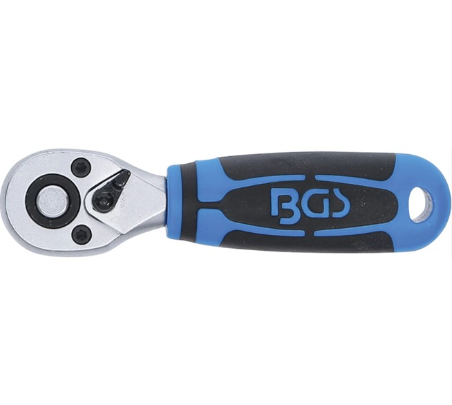 BGS TECHNIC Mini-Umschaltratsche 1/4" / 110 mm
