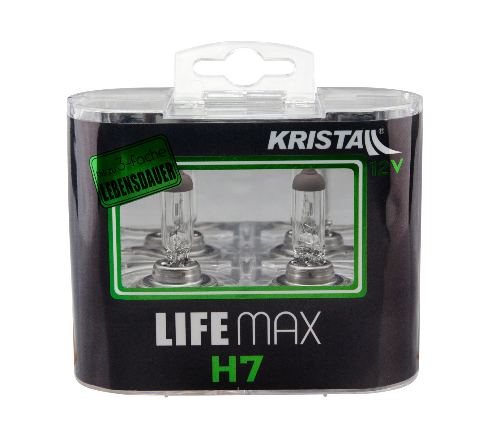 KRISTALL H7 Lampe 12V 55W Life Max