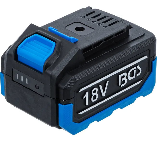 BGS technic Akku 4-0 Ah in der Produktansicht, als Akku-Werkzeug für flexible Arbeiten in Werkstatt und Garage.