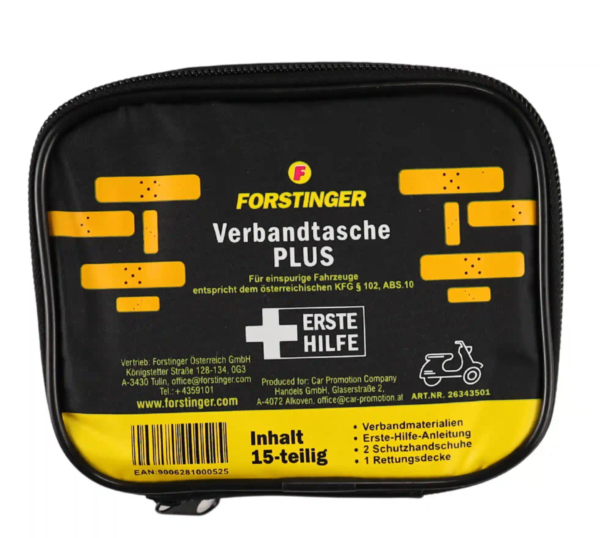 FORSTINGER Motorrad Verbandtasche PLUS 15-teilig