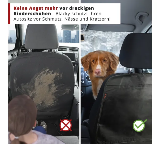 WALSER Rückenlehnenschutz XL als Schutz vor Schmutz und Abnutzung im Auto