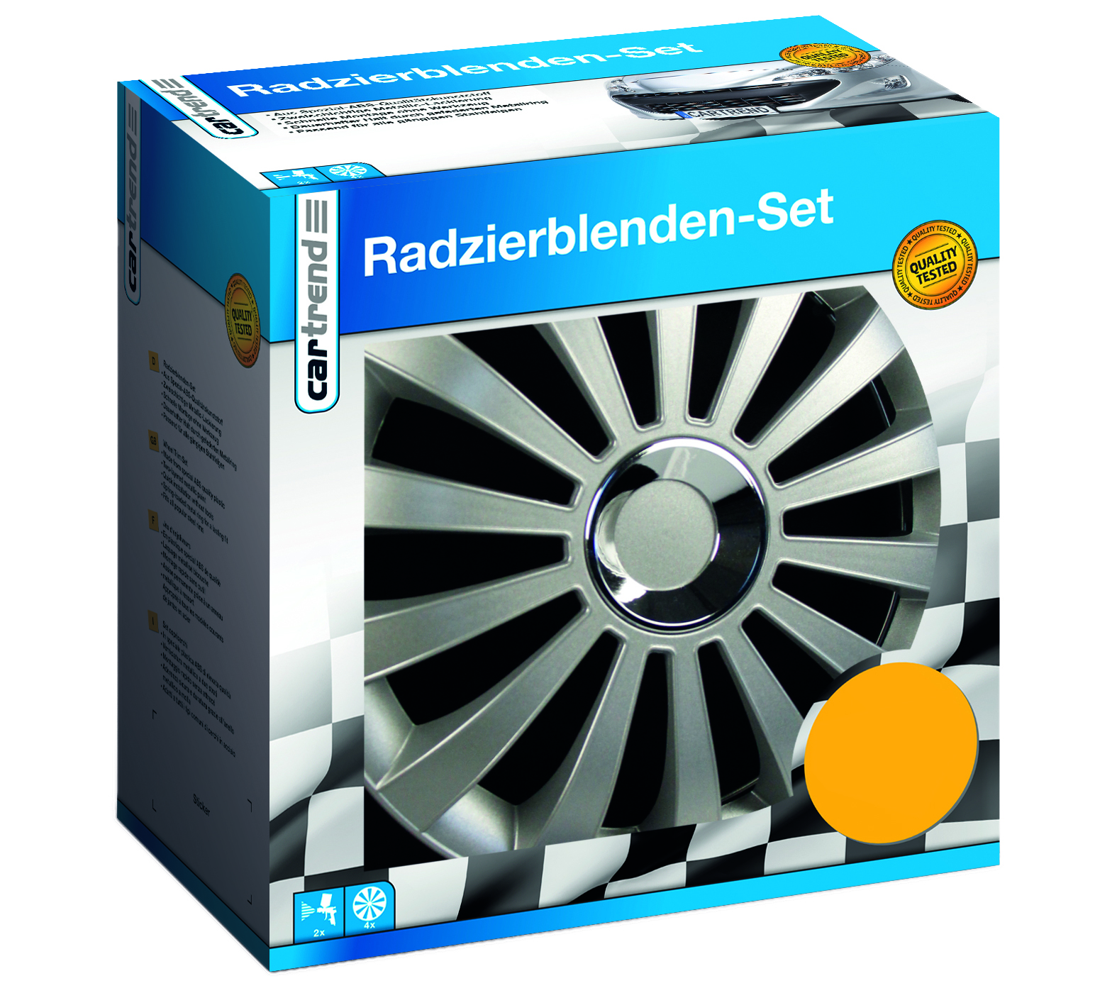 CARTREND Radzierblendenset Meridian 15 Zoll