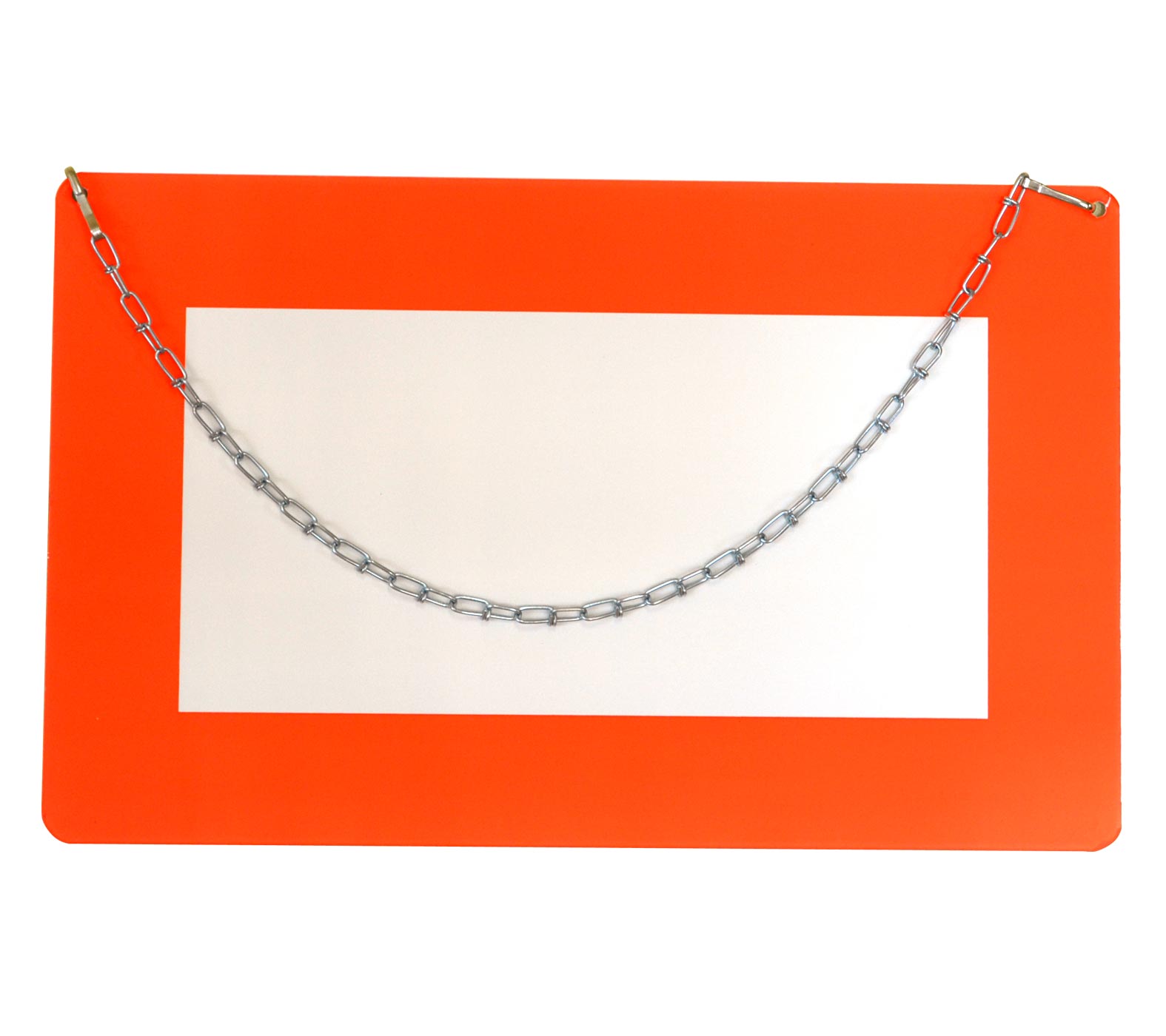 ROKO Langgutwarntafel mit Kette 40x25cm, Alu