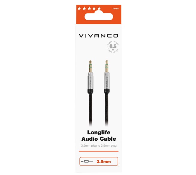 VIVANCO Audio Cable LongLife