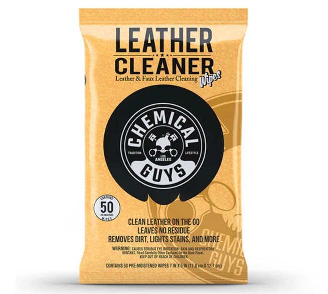 CHEMICAL GUYS Leather Cleaner Wipes