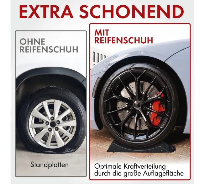 WALSER Reifenschuh bis 5 Tonnen als Standplatten-Schutz für Reifen