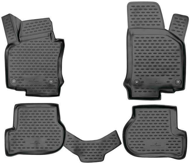 WALSER Gummimatten XTR für VW Golf 6, Golf 6 Variant