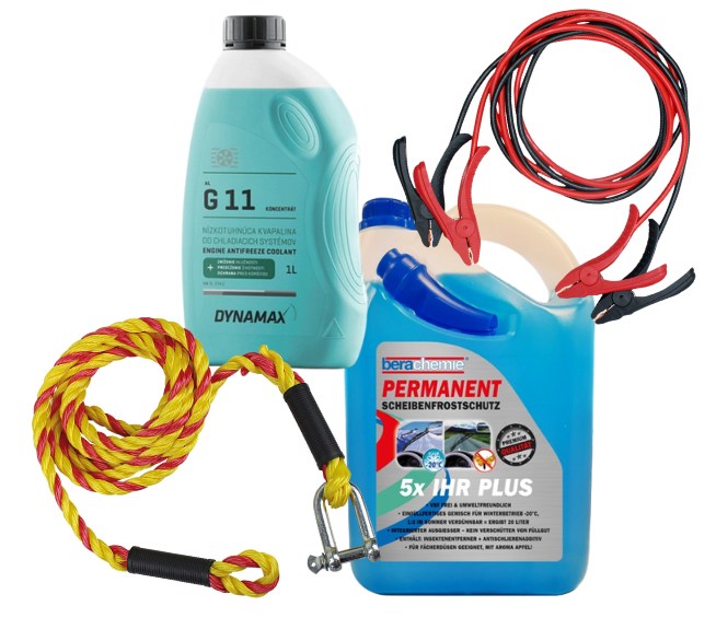 FORSTINGER Winterpaket 4-teilig mit Kühlerfrostschutz (blau)