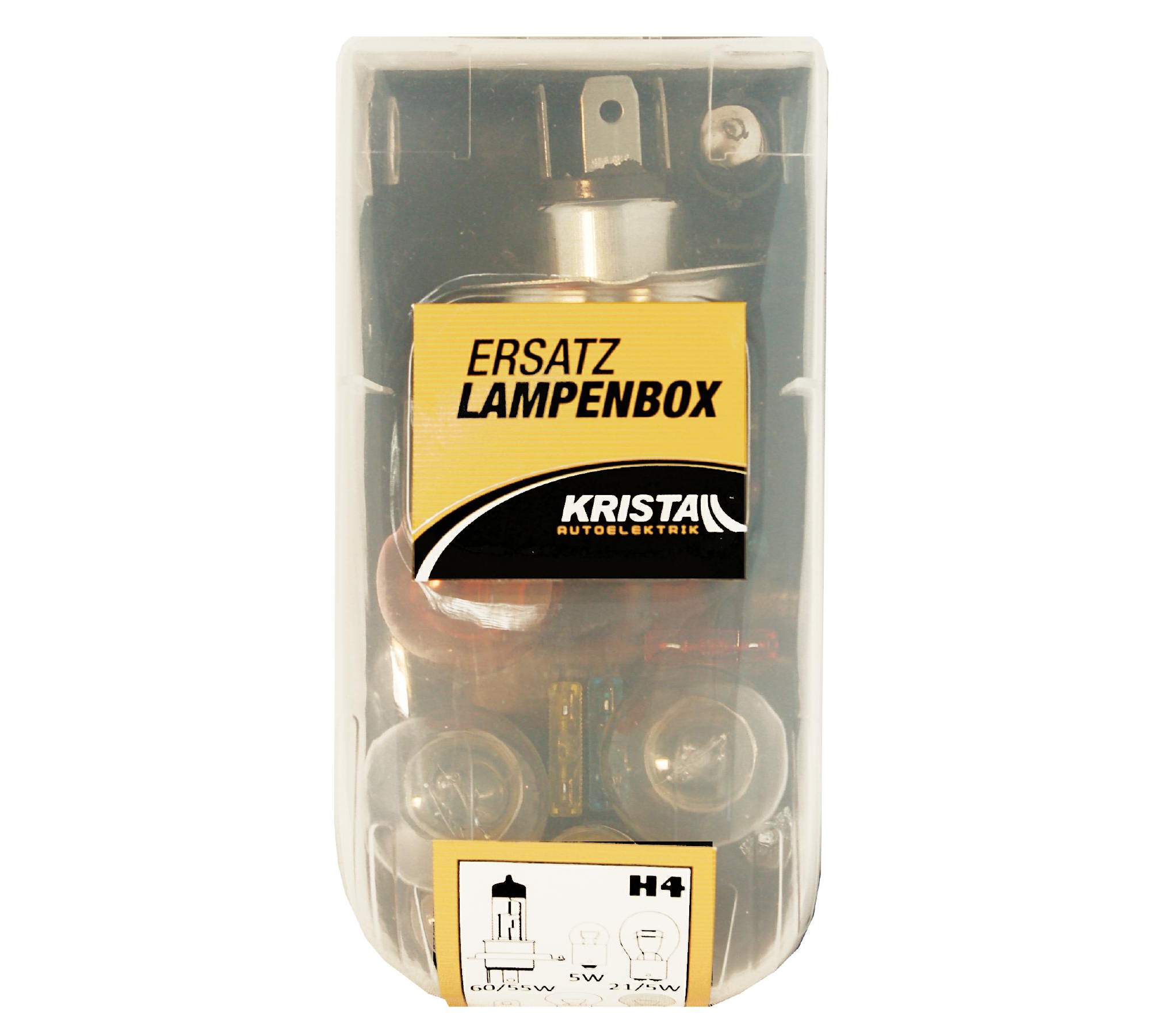 KRISTALL Lampenbox H4 12V. 4-tlg.