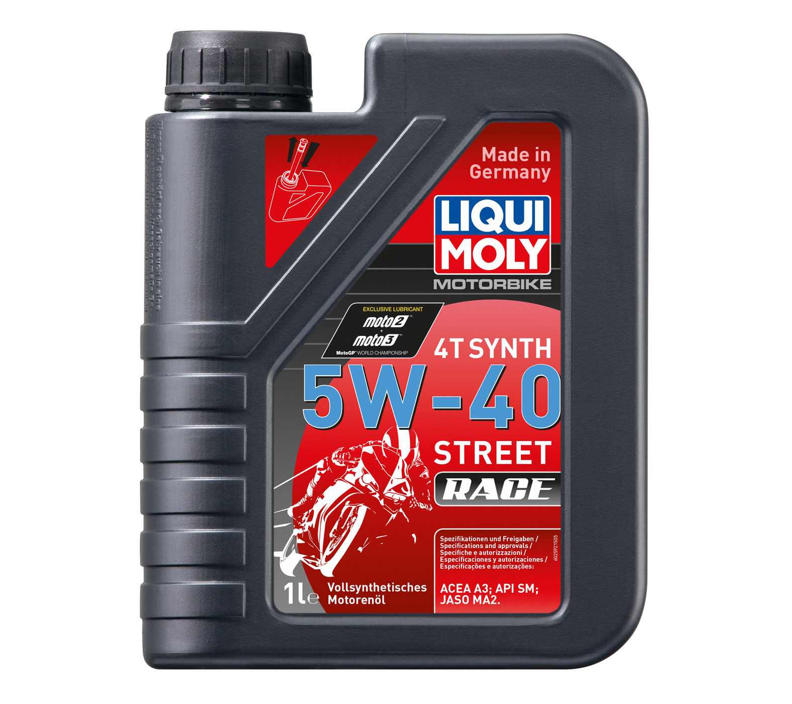 LIQUI MOLY Motorbike 4T Synth Street Race 5W-40 1 L