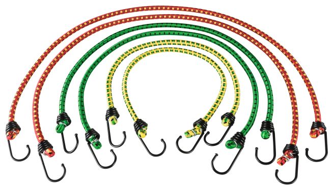 WALSER Gepäckspanner mit Haken, Spanngummi-Set, 6 Spanngurte bunt WALSER Gepäckspanner mit Haken, Spanngummi-Set, 6 Spanngurte bunt