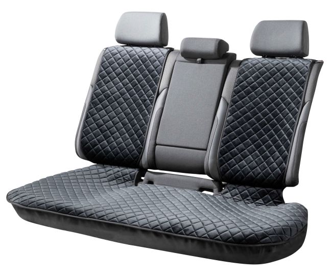 WALSER PKW-Sitzaufleger Comfortline Luxor inkl. Anti-Rutsch-Beschichtung, Auto-Sitzauflage für 1 Rücksitzbank