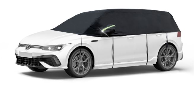 WALSER Abdeckplane Auto All Weather, Autoplane Halbgarage Größe 4 Kombi