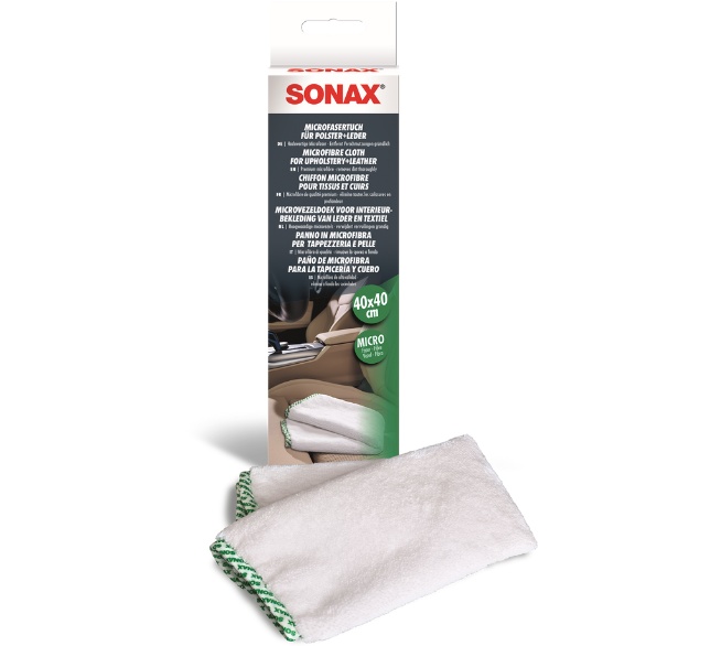 SONAX MikrofaserTuch für Polster & Leder