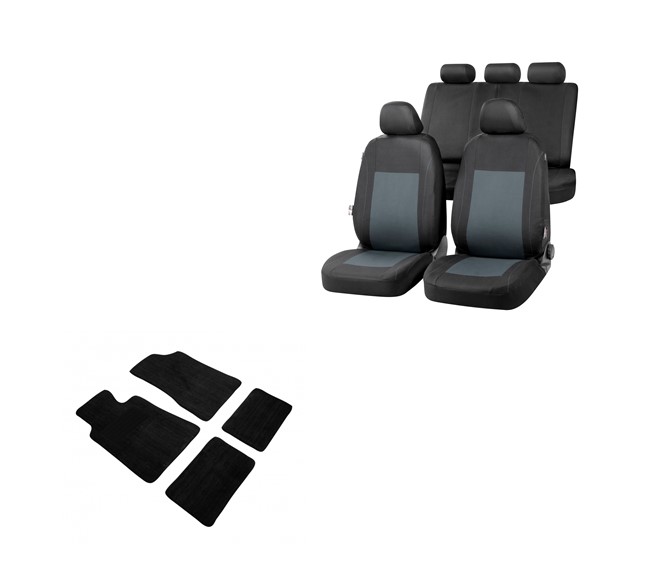 Sitzbezüge Auto für Nissan Note I, II (2005-2016) - Vordersitze  Autositzbezüge Set Universal Schonbezüge - Auto-Dekor - Comfort 1+1 - rot  rot