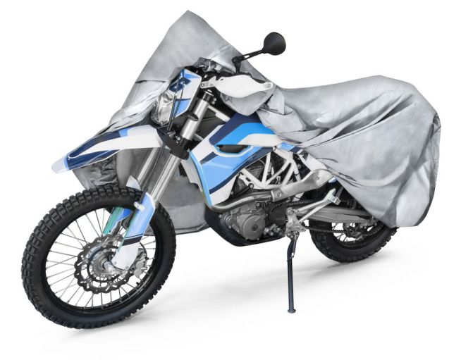 WALSER Motorrad Abdeckplane All Weather XL, wasserdicht - 255x110x135 cm