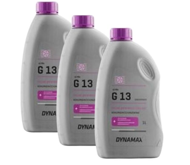 DYNAMAX Kühlflüssigkeit G 13 Ultra, -37°C, 3x 1 Liter Online-Bundle