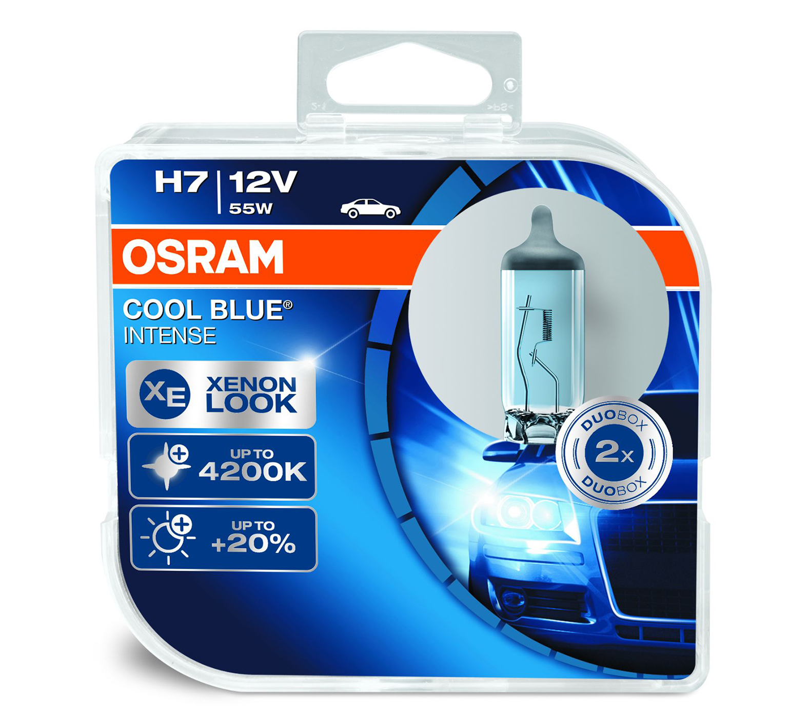 OSRAM H7 Cool Blue Intense Duobox Abblendlicht