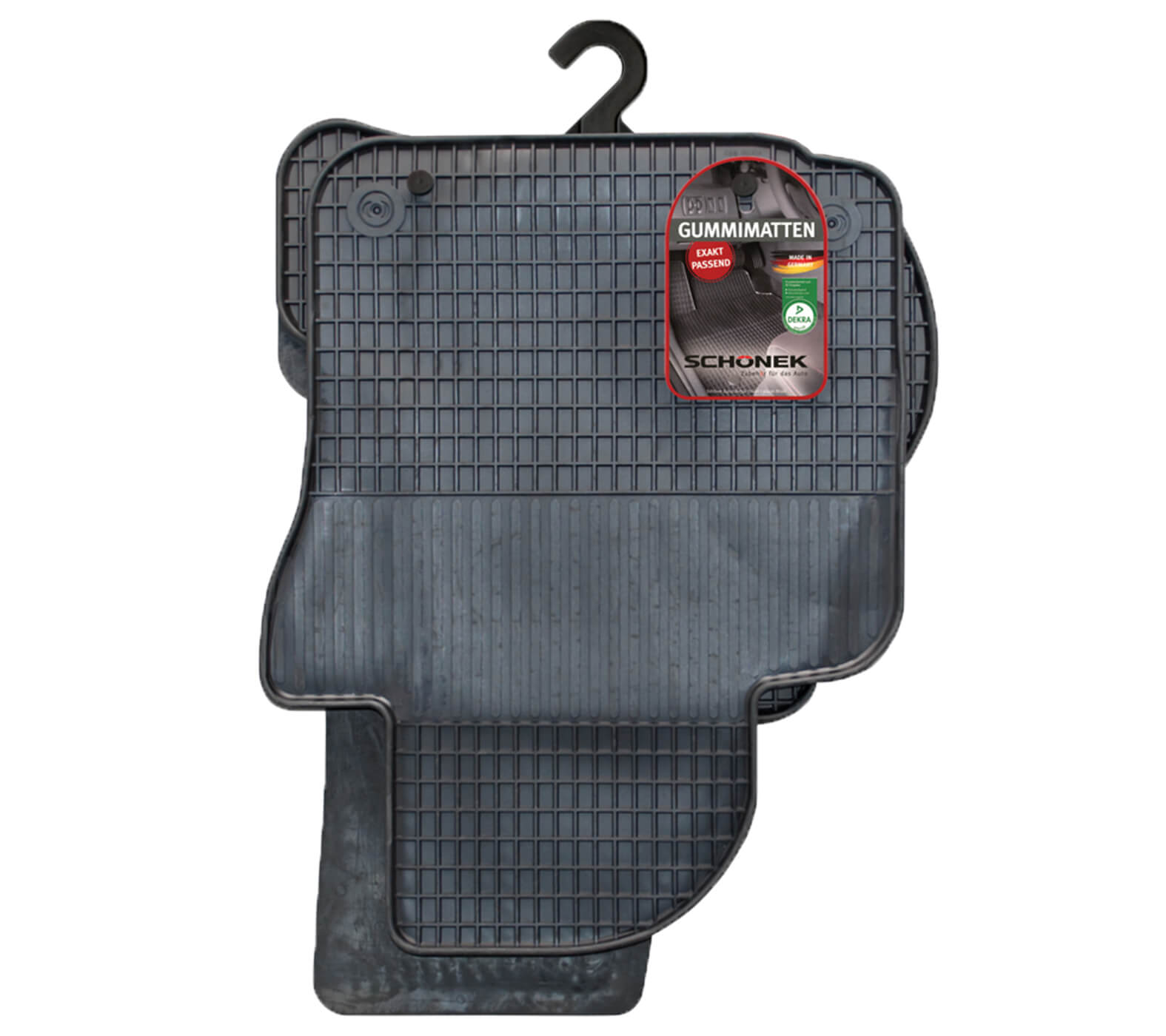 SCHOENEK Passform Fußmatten Set Gummi 4-tlg. für VW Golf 5/6