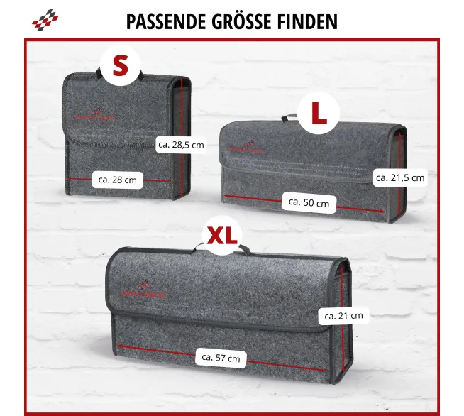 WALSER Toolbag Größe S als kompakte Werkzeugtasche für Auto und Werkstatt