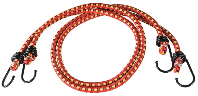 WALSER Gepäckspanner mit Haken, Spanngummi-Set, 2 Spanngurte 80 cm rot WALSER Gepäckspanner mit Haken, Spanngummi-Set, 2 Spanngurte 80 cm rot