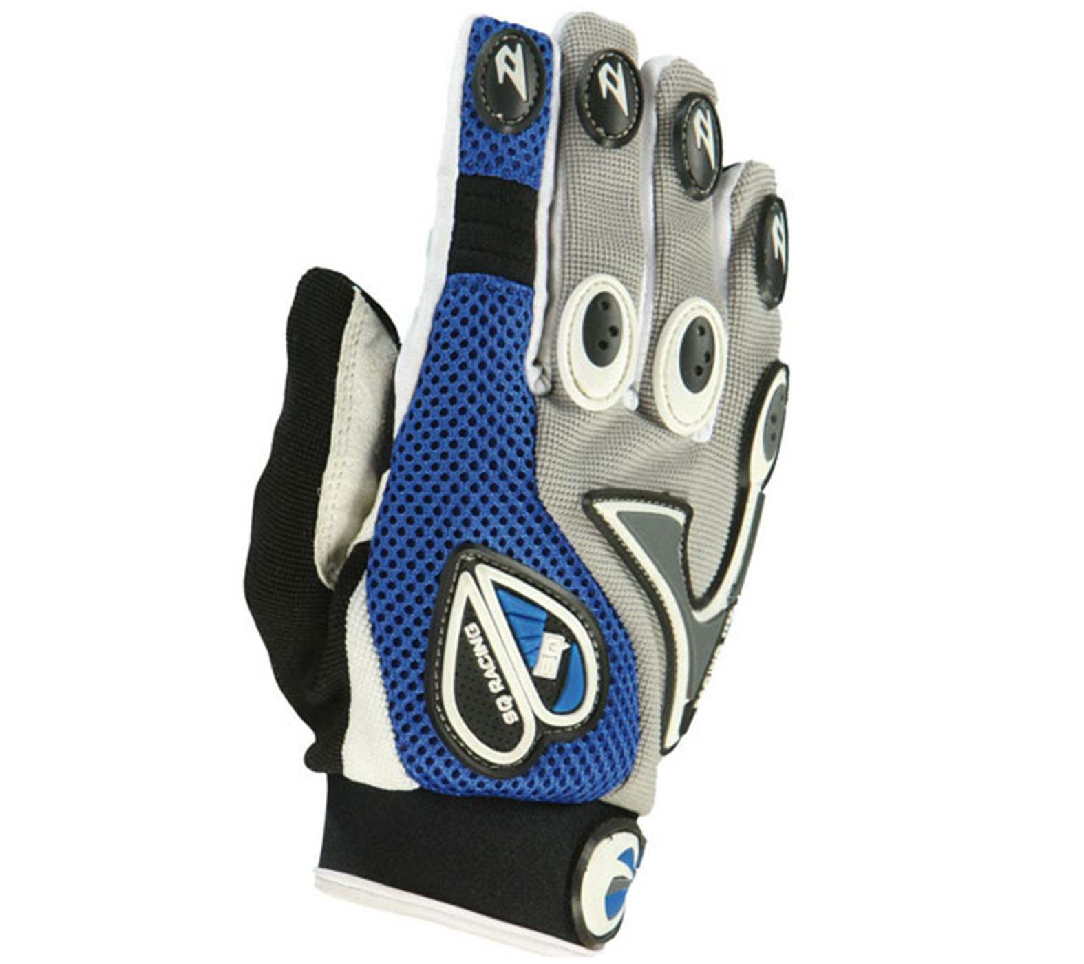 SQ Handschuh Moto-MX II  blau / S