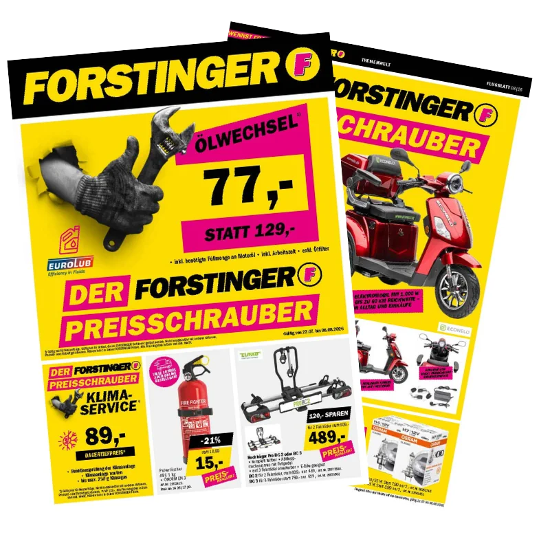 Titelseite und letzte Seite des aktuellen Magazins - Link zum Magazin