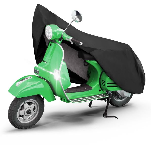 WALSER Motorrad Abdeckplane All Weather S, Vespa-Abdeckplane, wasserdicht - 185x90x110 cm