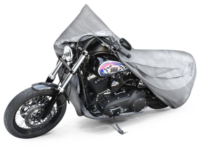 WALSER Motorrad Abdeckplane All Weather L, wasserdicht - 250x100x130 cm
