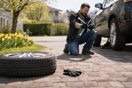 Symbolbild Raederwechsel