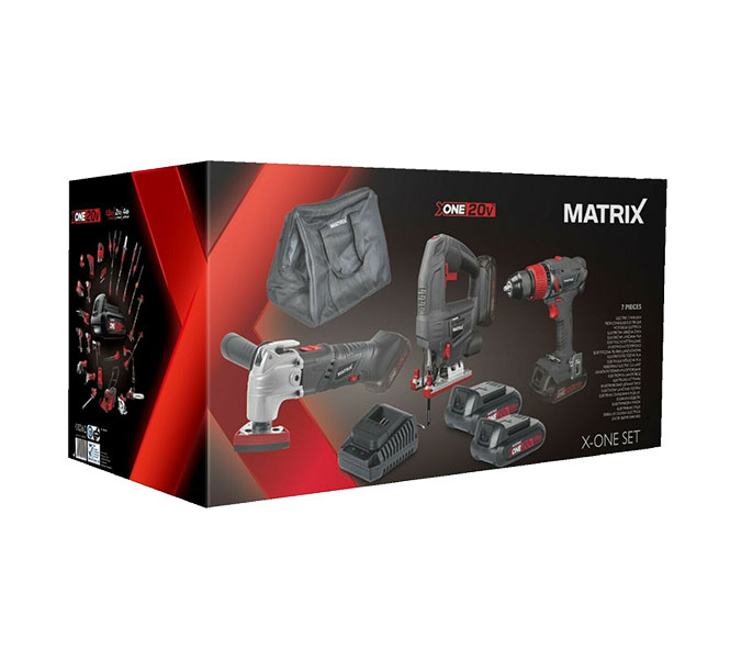 MATRIX 7-tlg. X-ONE Werkzeug-Set inkl. | Zubehör 21605635