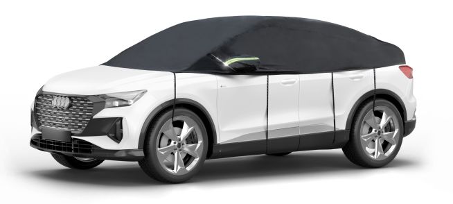 WALSER Abdeckplane Auto All Weather, Autoplane Halbgarage Größe 9 SUV/VAN   