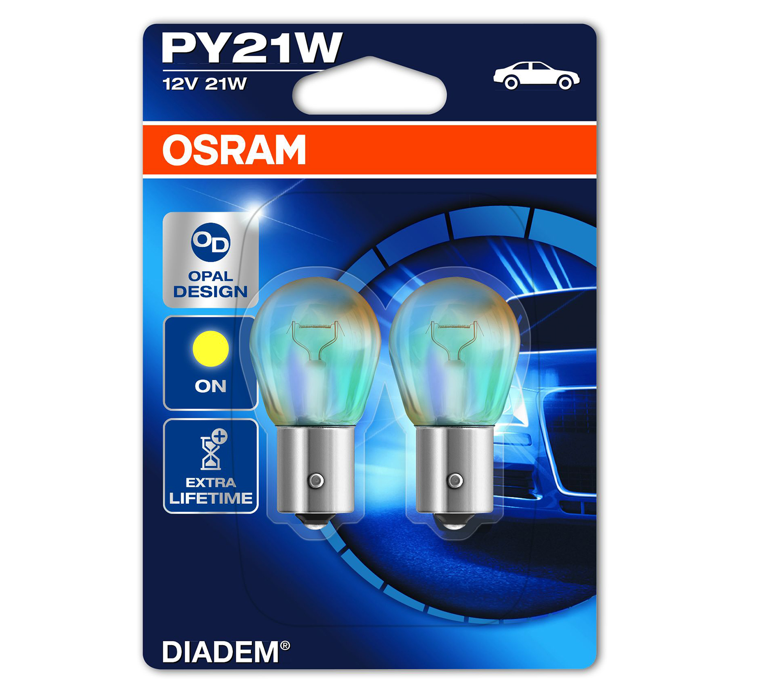 OSRAM Diadem Blinklampe für Klarglas 12V 21W